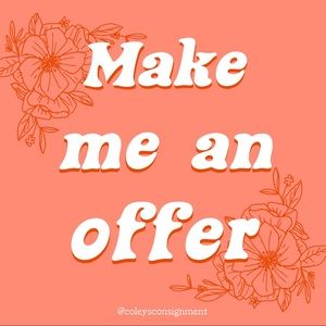 ✨Make me an offer I can’t refuse✨